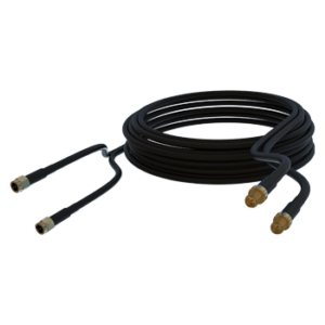 A-CAB-092,5m Twin HDF-195 Low Loss Cable; SMA (m) to SMA (f),Cable Featured Image